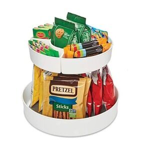 NEW Copco Basics Non-Skid 2 Tier Snack Turntable‎ 12" Bottom 10" Top